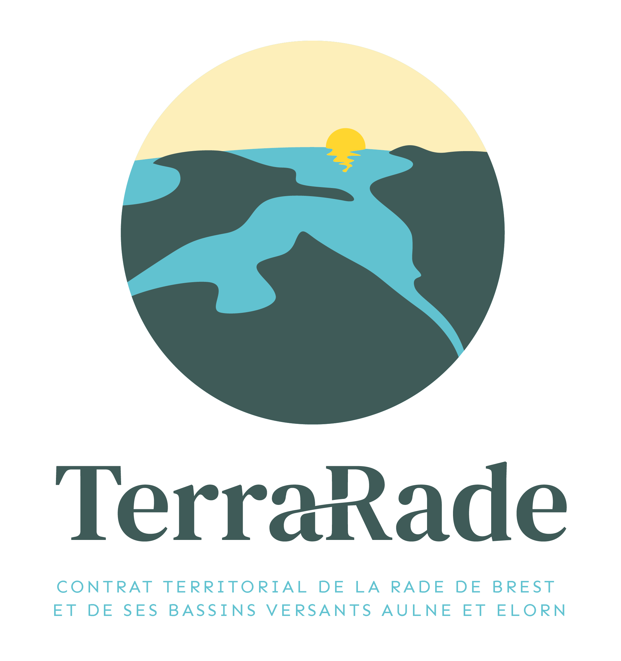 Logo terrarade vertical couleur